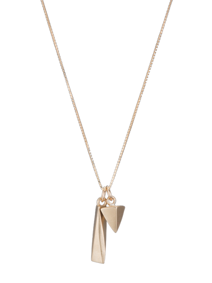 Modern charm necklace