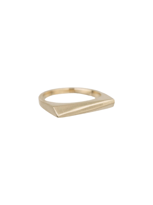 Thin angled bar ring photo