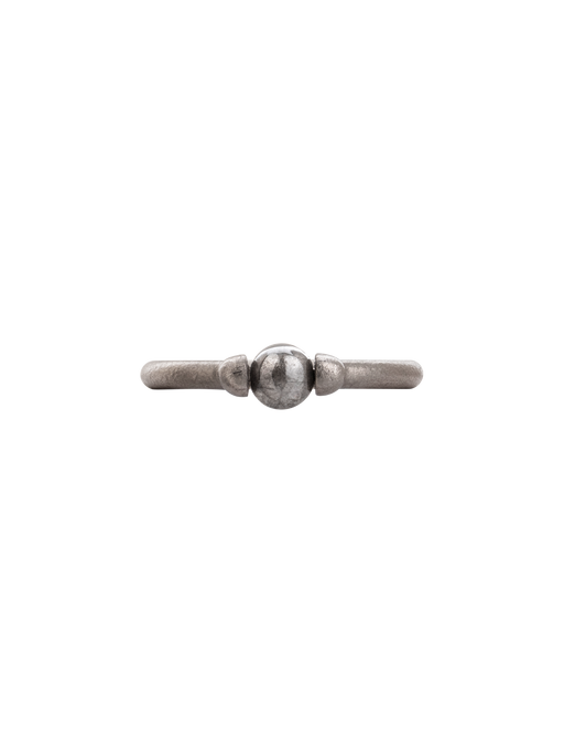 Abacus ring in white gold with diamond photo