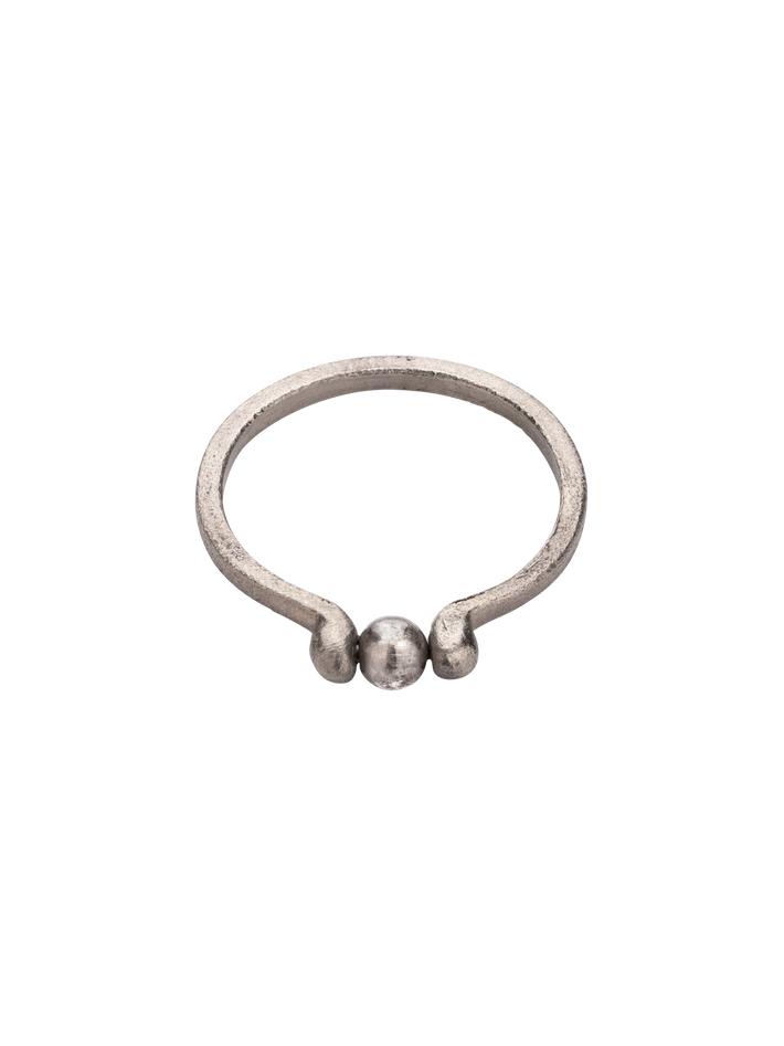 Abacus ring in white gold with diamond
