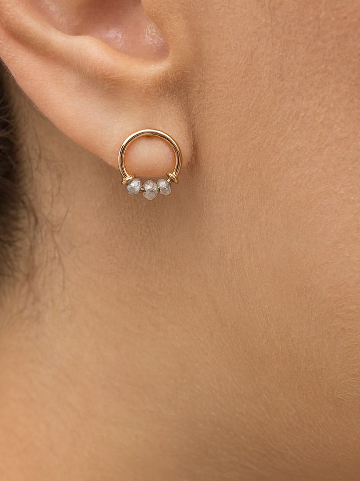 Abaque, icy diamond earrings