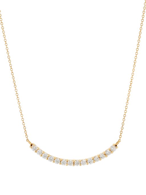 Diamond arch necklace photo