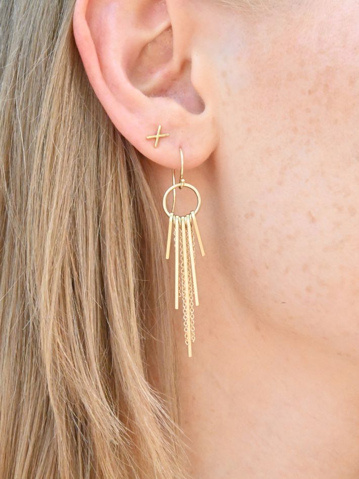 Sunburst earrings