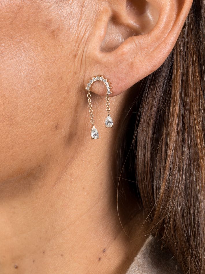 Nimbus diamond earring