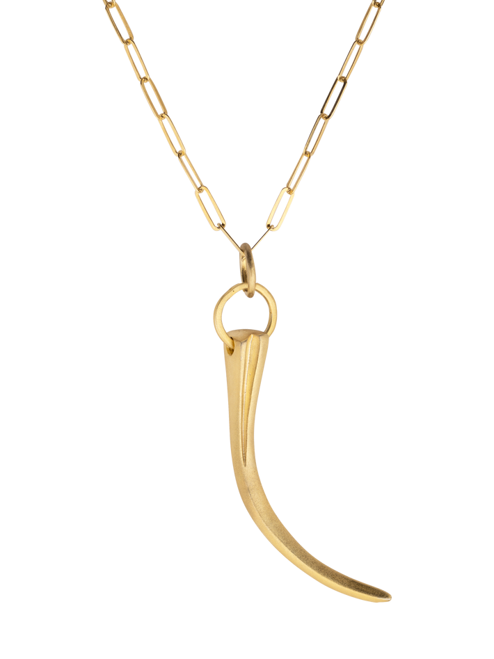 Bones tusk pendant