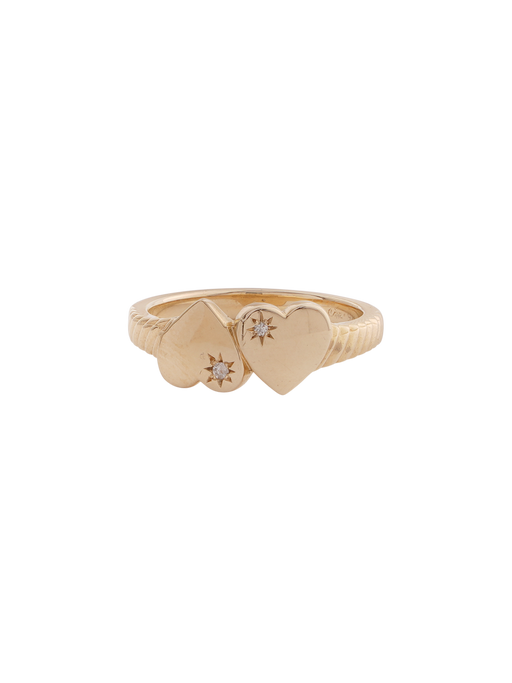 Young hearts signet ring  photo