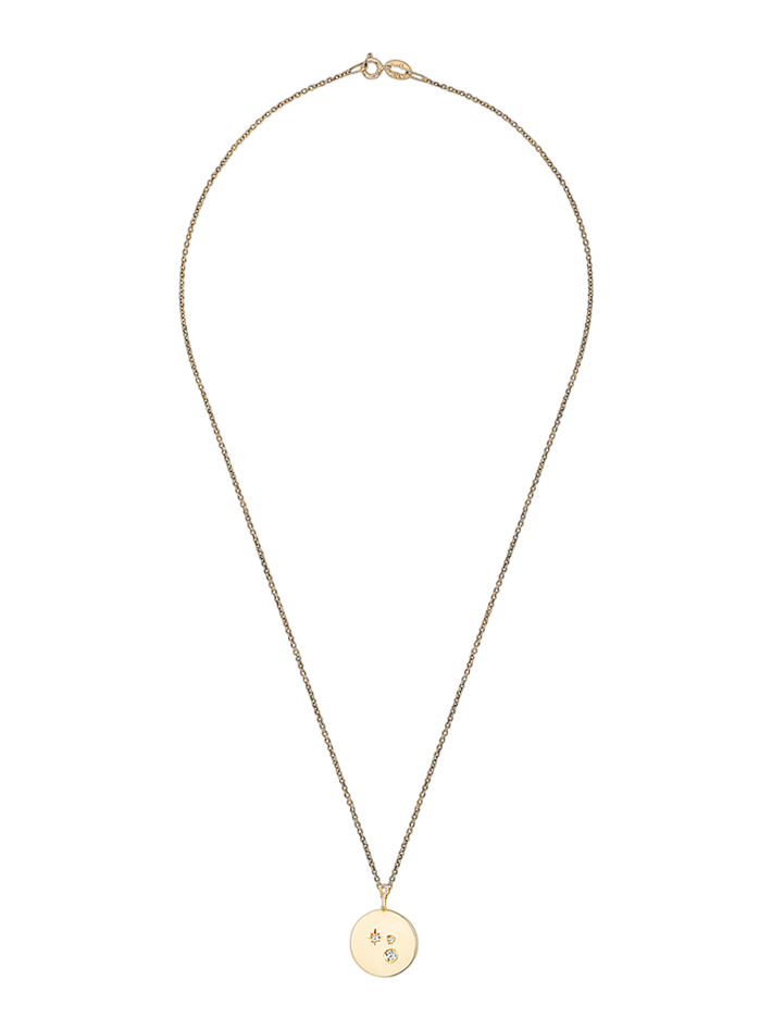 Stevie pendant - yellow & white gold