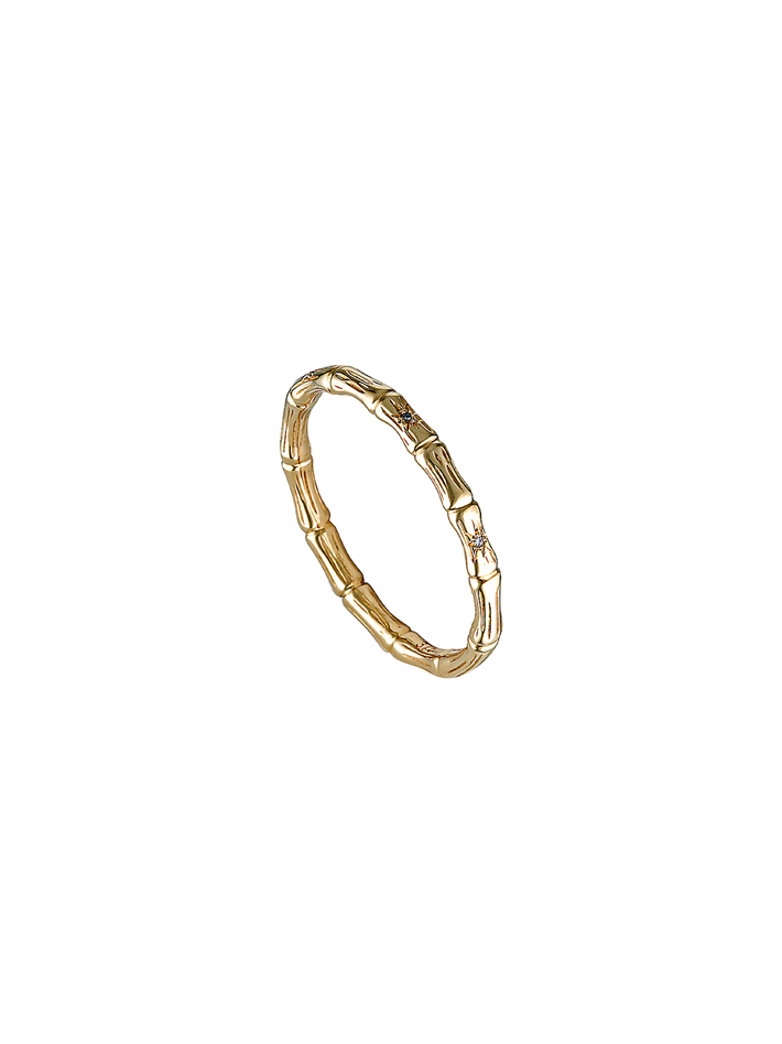 Bambi ring - yellow gold & white gold