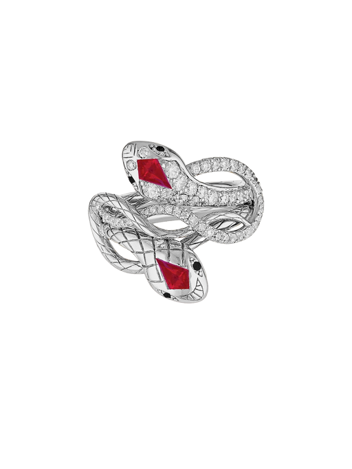 Serpentine ruby ring photo