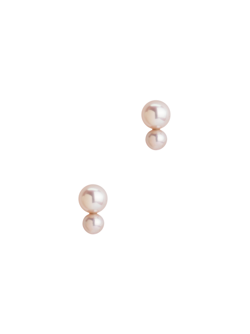 Pila pink pearl earrings photo