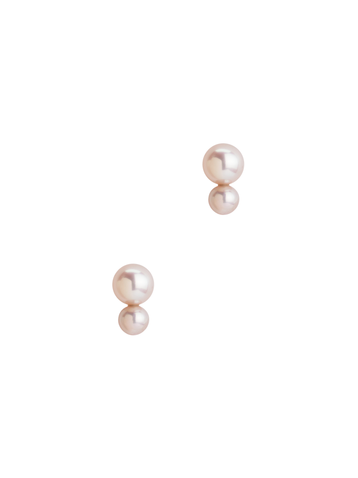 Pila pink pearl earrings