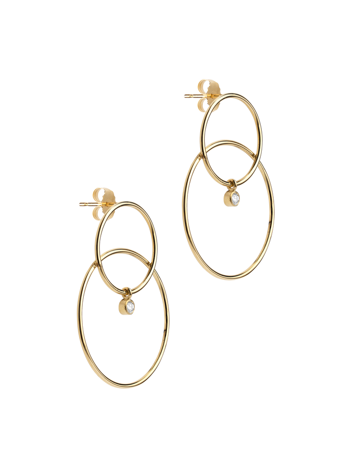Scarpa diamond earrings