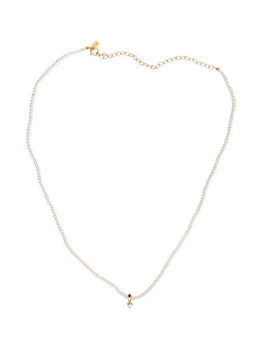 Diamond moreau pearl necklace photo