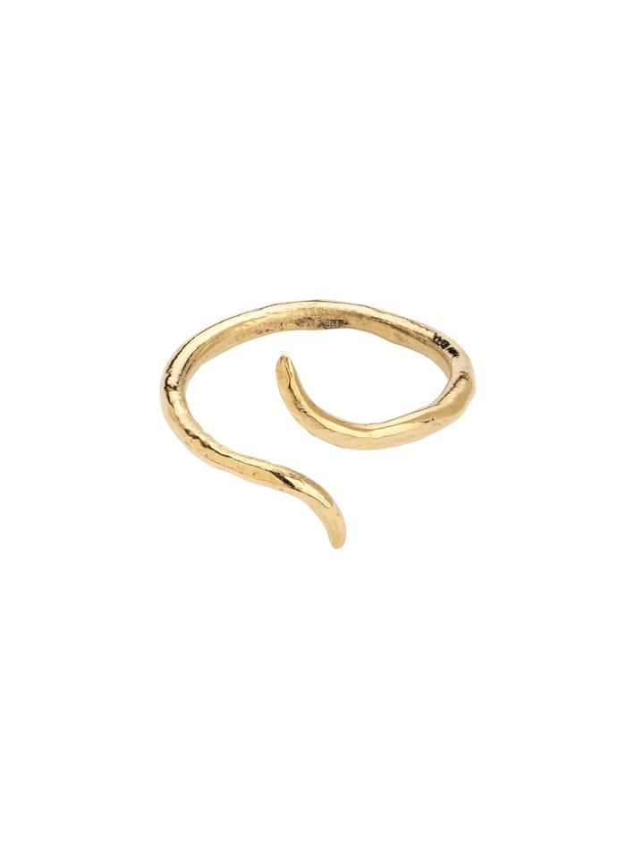 9ct Gold split eclipse open ring