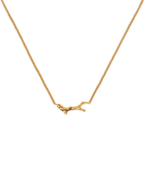 Necklace with branch-shaped element photo