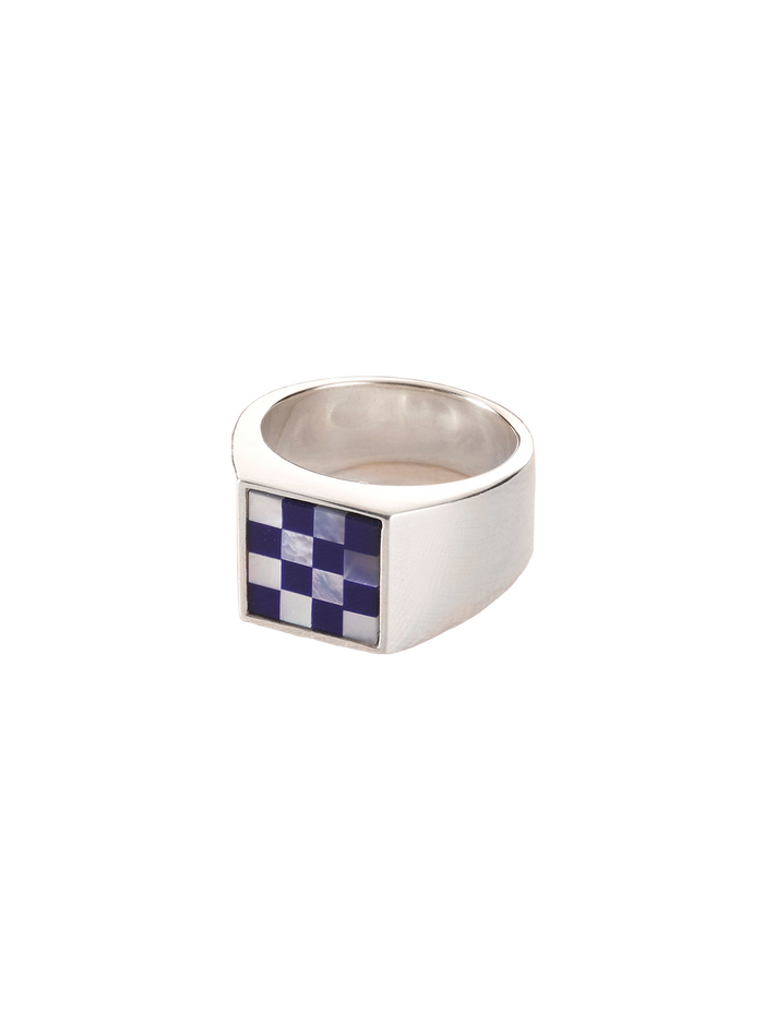 Mosaic signet ring