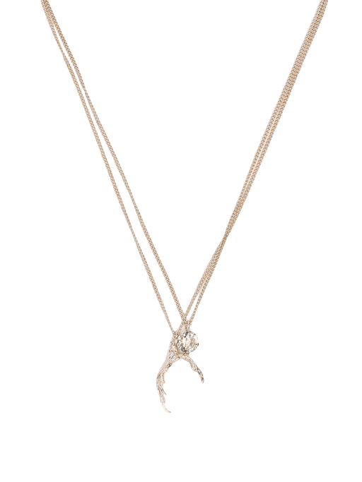Duo necklace with signature grigri pendant photo