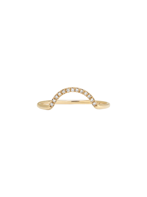 Micropavé small arc ring (refurbished) photo