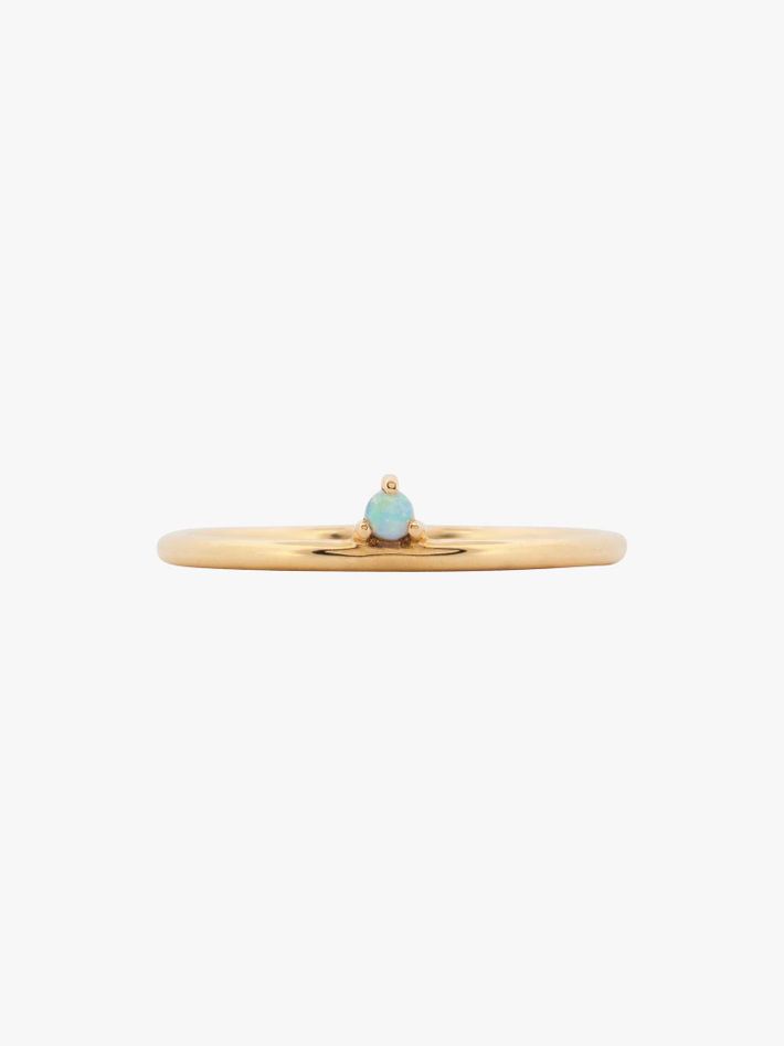One-step opal ring