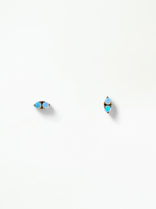 Two-Step earrings with opals photo