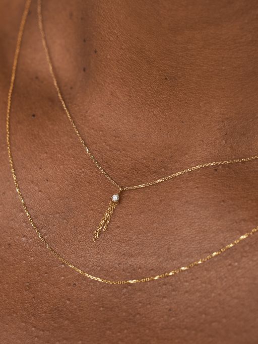 Diamond mist necklace  photo
