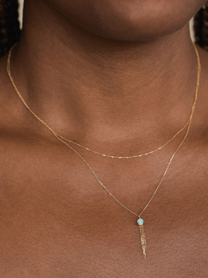 Opal haze necklace 