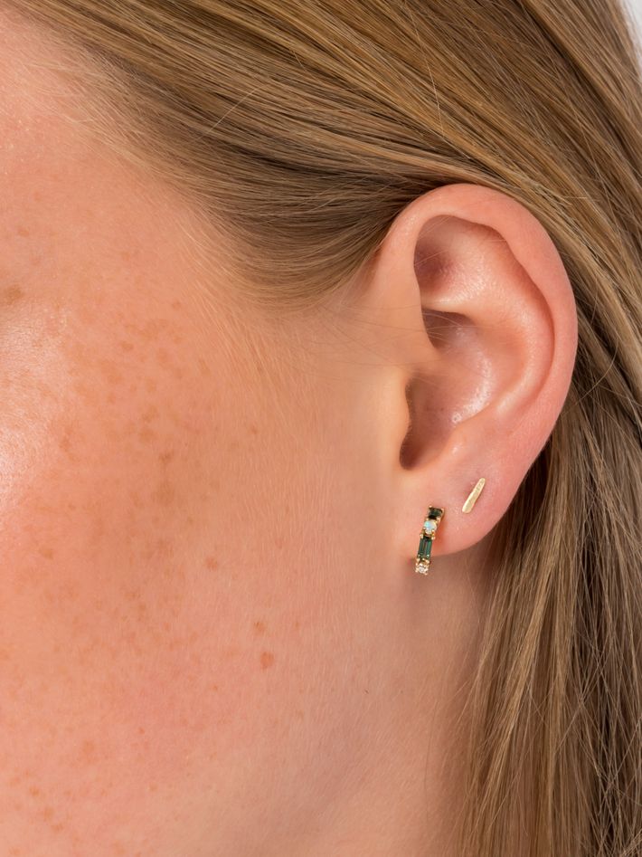 Dash wisp piercing earrings