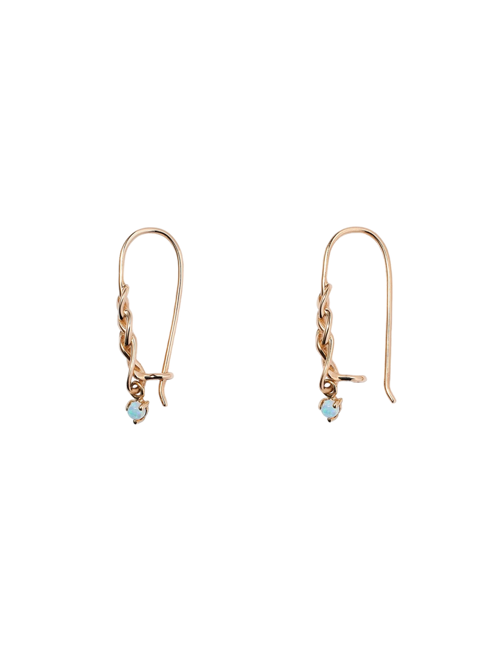 Midnight opal earrings