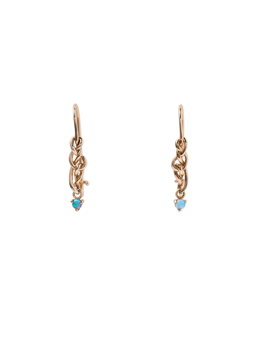 Midnight opal earrings photo