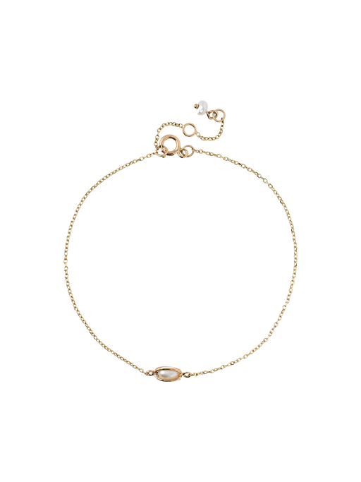 Caged pearl bracelet photo