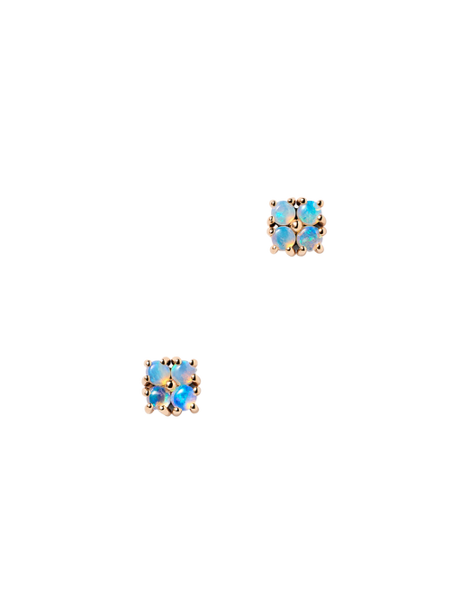 Small opal lattice studs photo