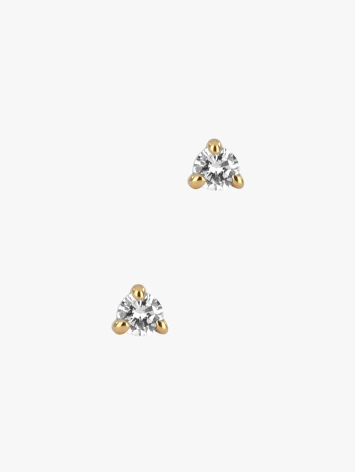 Small brilliant diamond studs photo