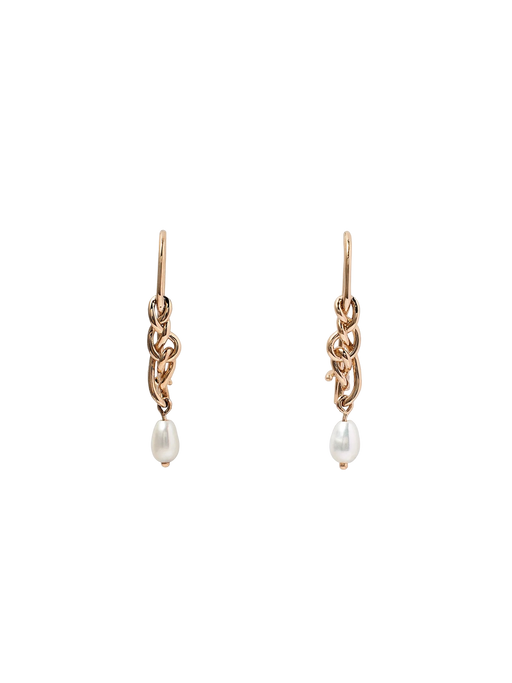 Midnight pearl earrings photo