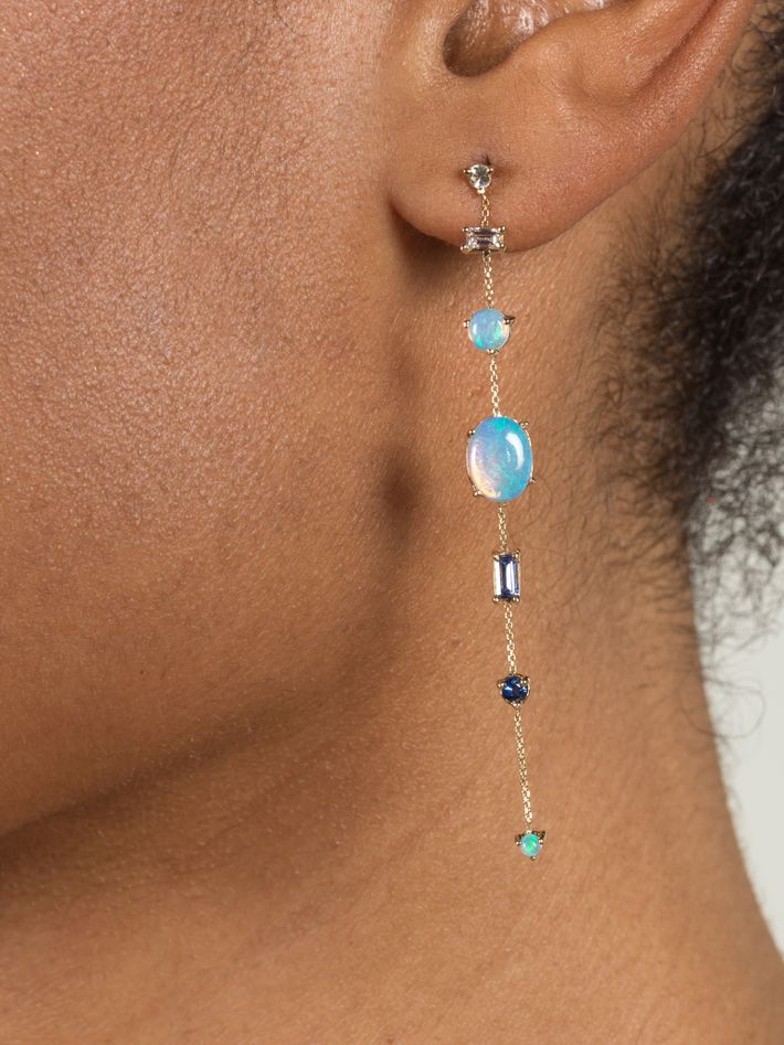 Multi chain earrings