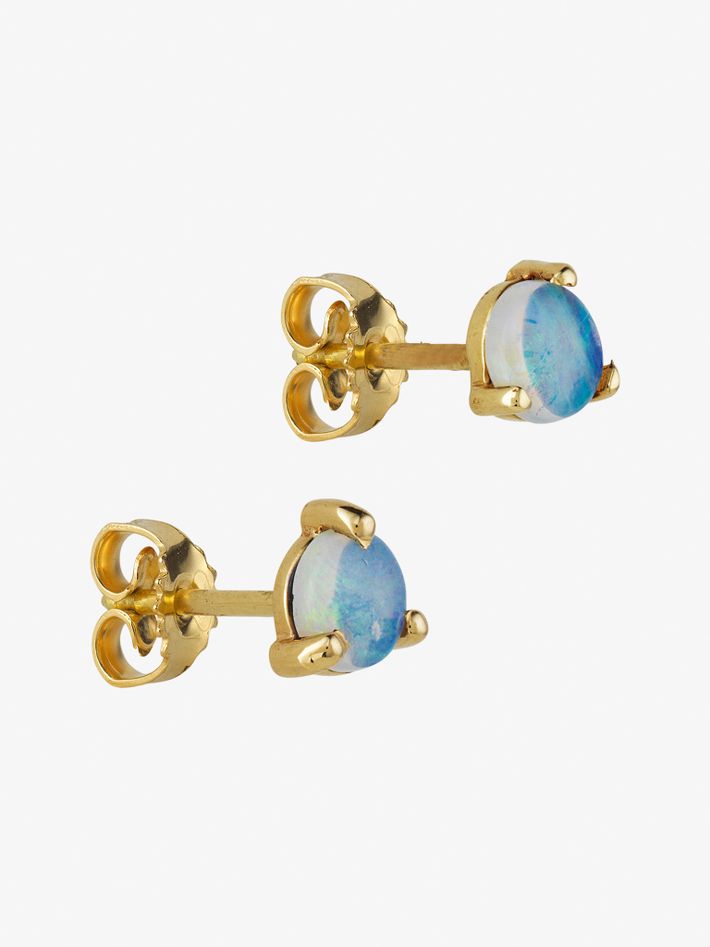 Large opal studs