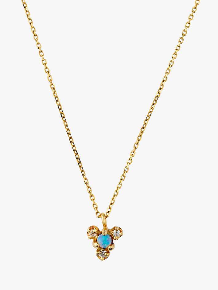Burst opal necklace