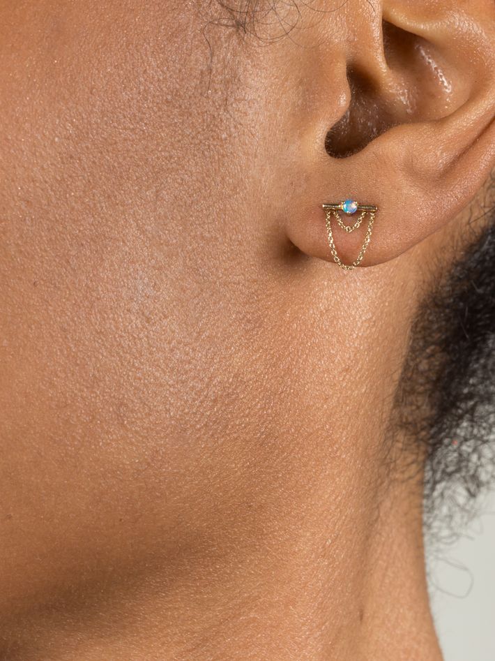 Linn opal earrings