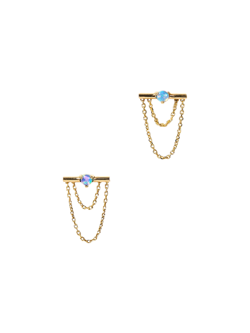 Linn opal earrings photo