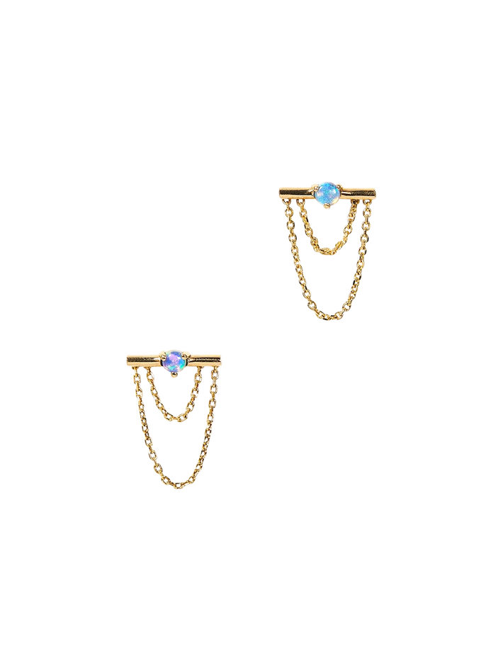 Linn opal earrings
