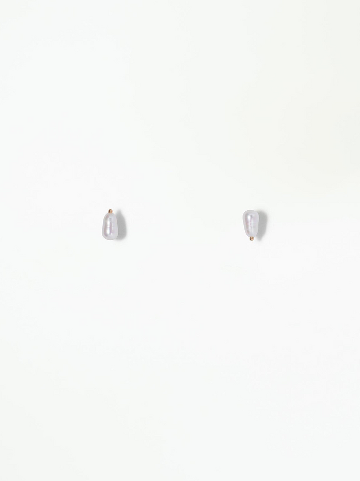 Irregular Pearl Earrings