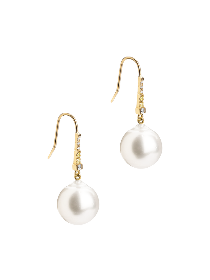 Galaxy pearl earrings