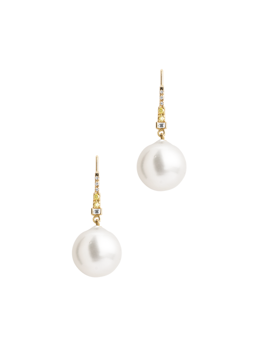 Galaxy pearl earrings photo