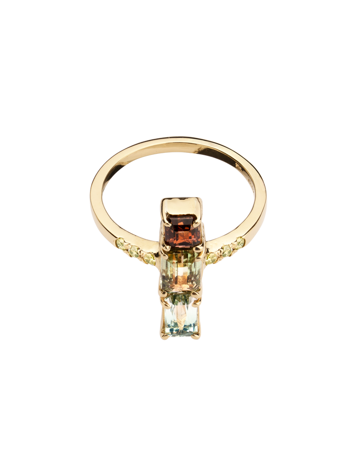 Galaxy tourmaline ring