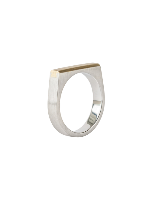 Dovetail signet ring photo