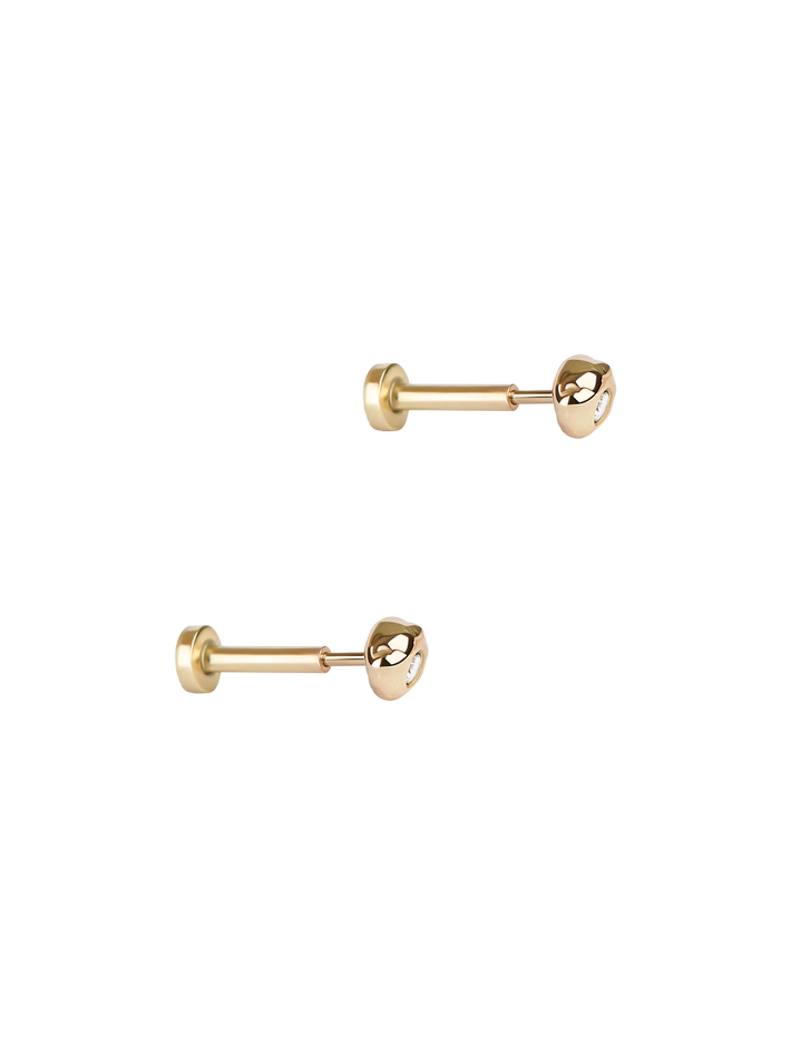 Seconds flat back stud earring