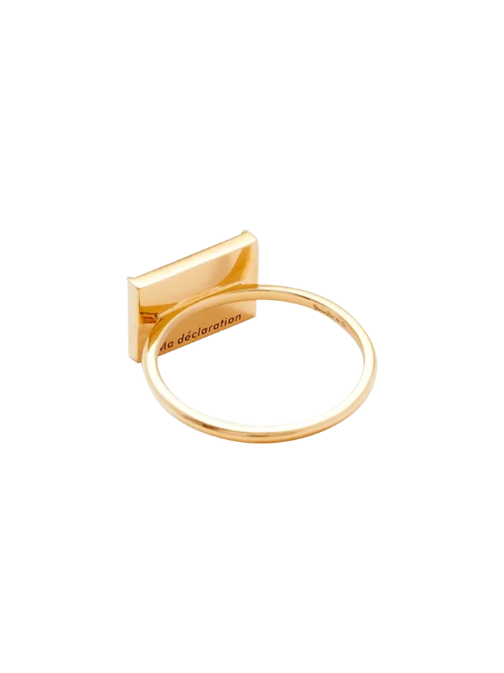 Ring my statement yellow gold