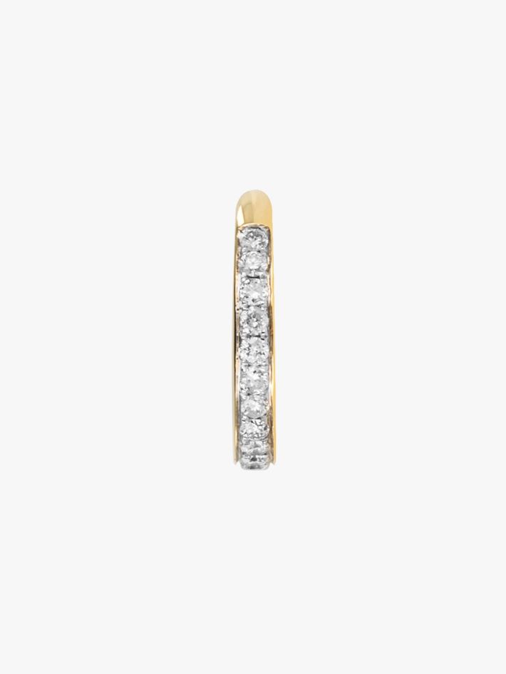 Diamond and yellow gold ear cuff