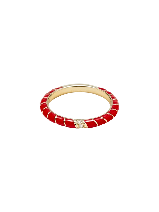 Mini twisted wedding ring red yellow gold email photo