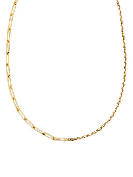 Maxi solitaire necklace nude yellow gold photo