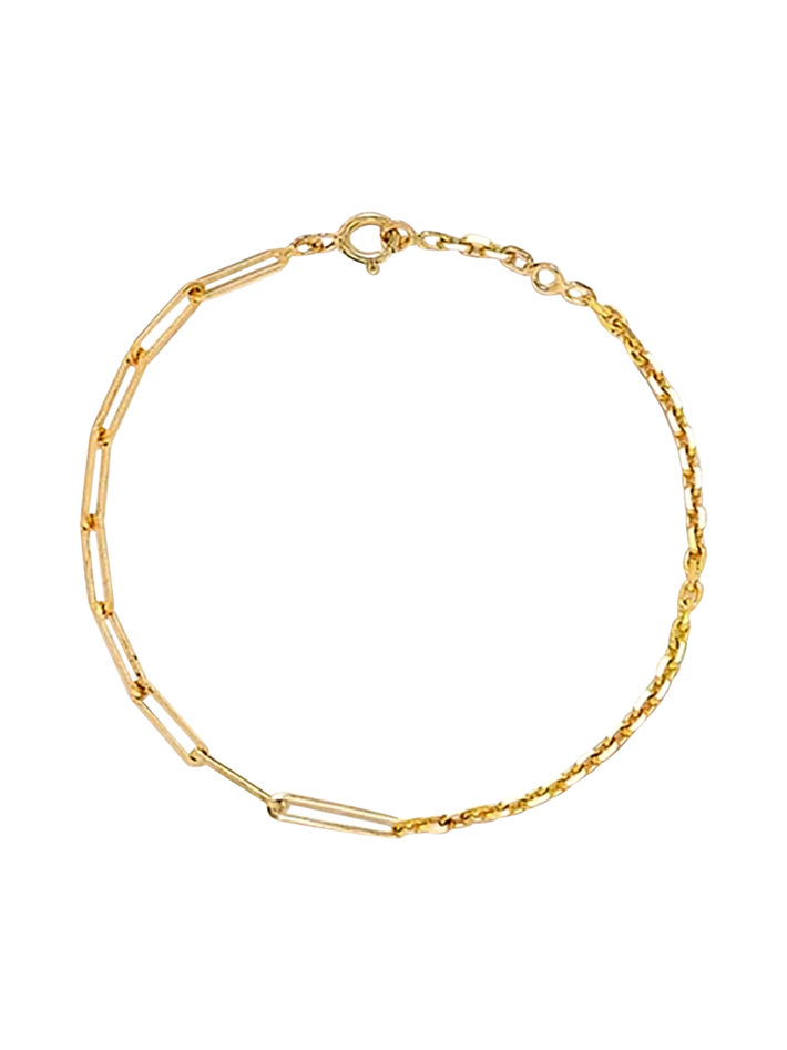 Maxi solitaire bracelet nude yellow gold